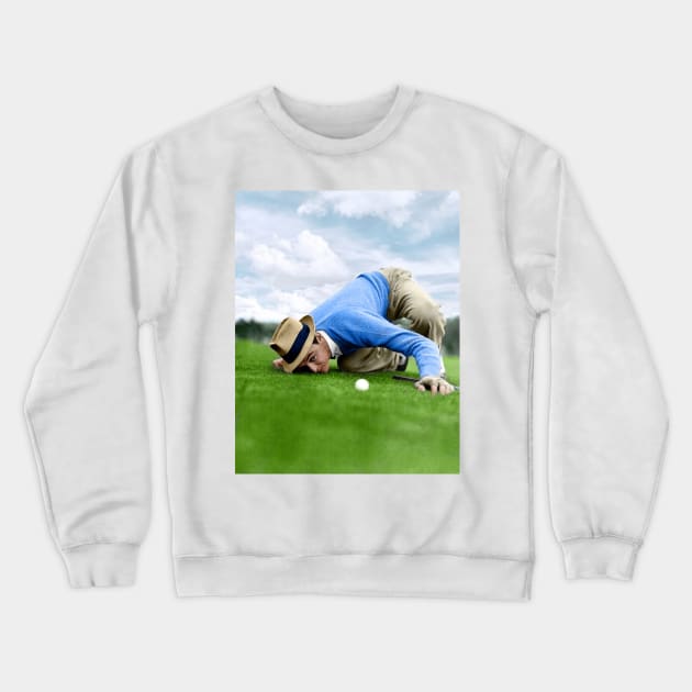 It’s on the green Crewneck Sweatshirt by AndythephotoDr